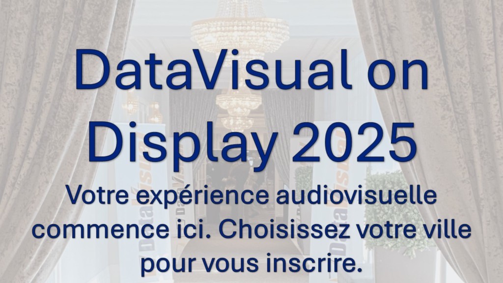 DataVisual on Display 17, 20 et 22 octobre 2025​