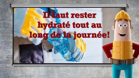 Affichage dynamique SST Contraintes thermiques canicules